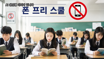'폰 프리 스쿨' 정책 설명회 및 선포식