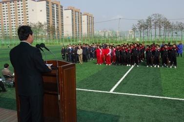 서수원 인조잔디 축구장 개장식(2006.3.18).