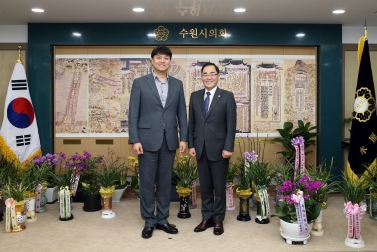 7.31 조석환 의장 성남시의회 윤창근 의장 내방