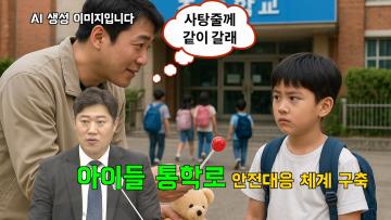 김동은 의원 '아이들이 안심하고 통학할 수 있는 안전대응 체계구축' 5분 자유발언